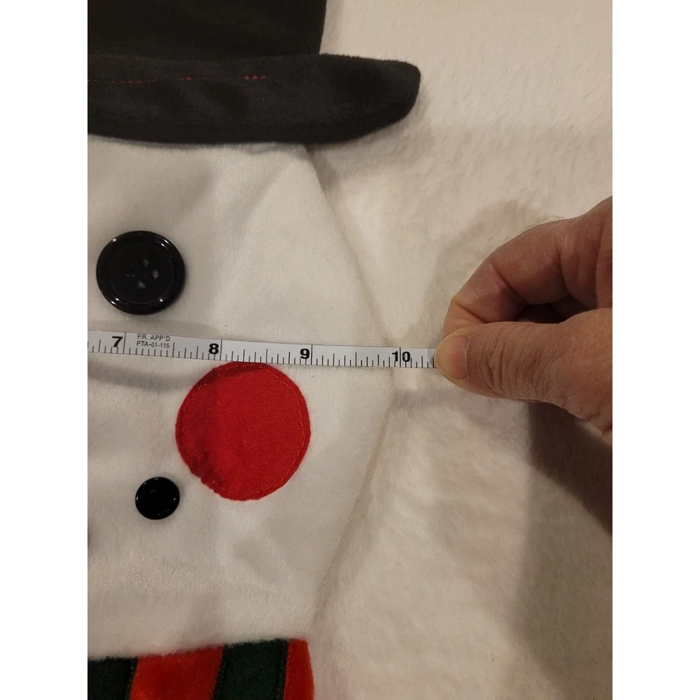 Hanging Snowman Head Stocking